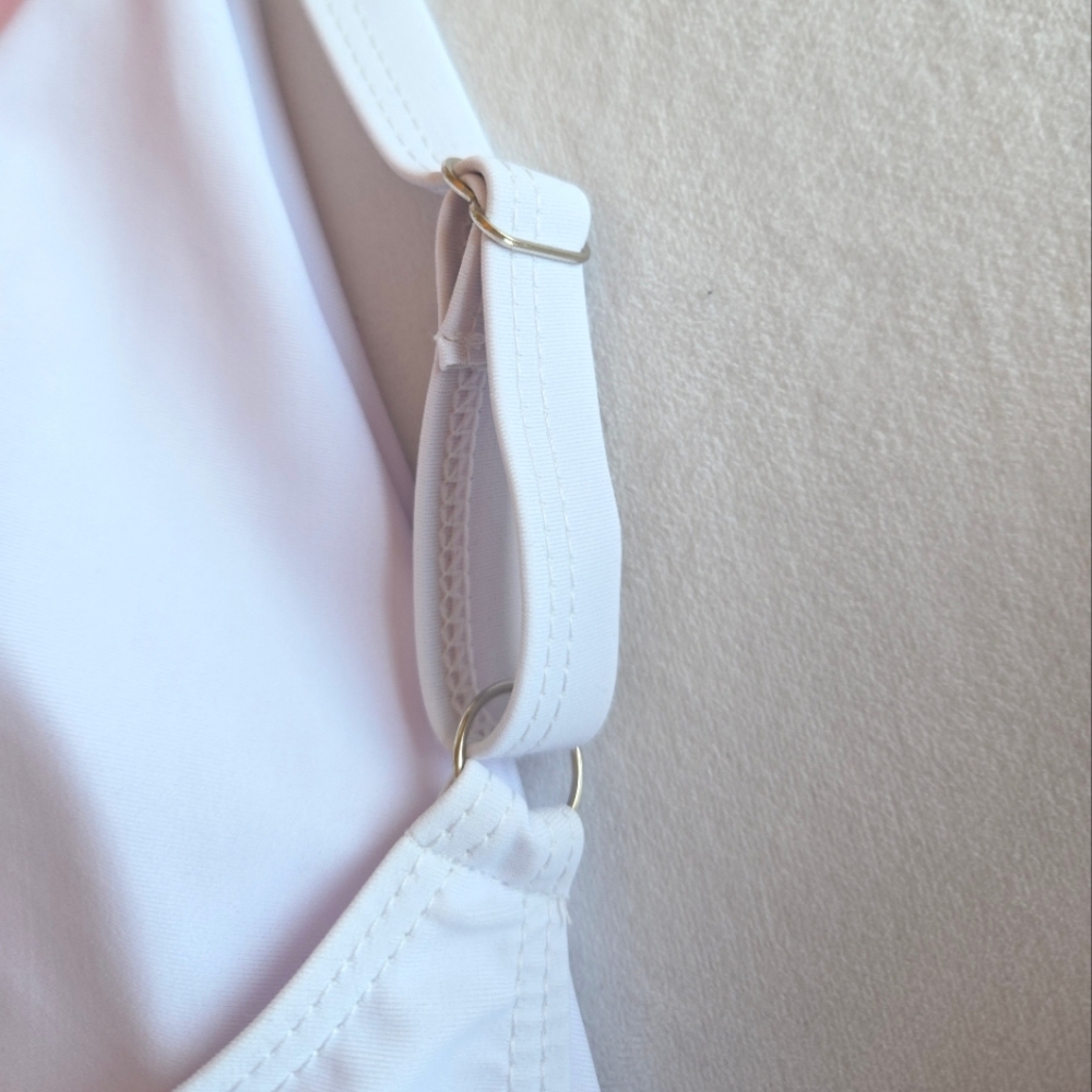 2PC Twist Front White Bikini 2XL - Picture 4 of 9
